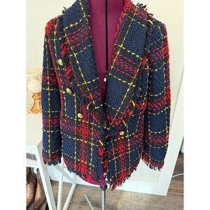 Halogen Shawl Collar Tweed Blazer XS